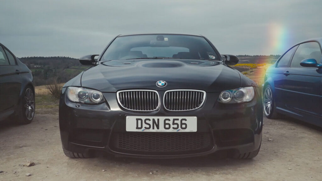 BMW E92 parked outside