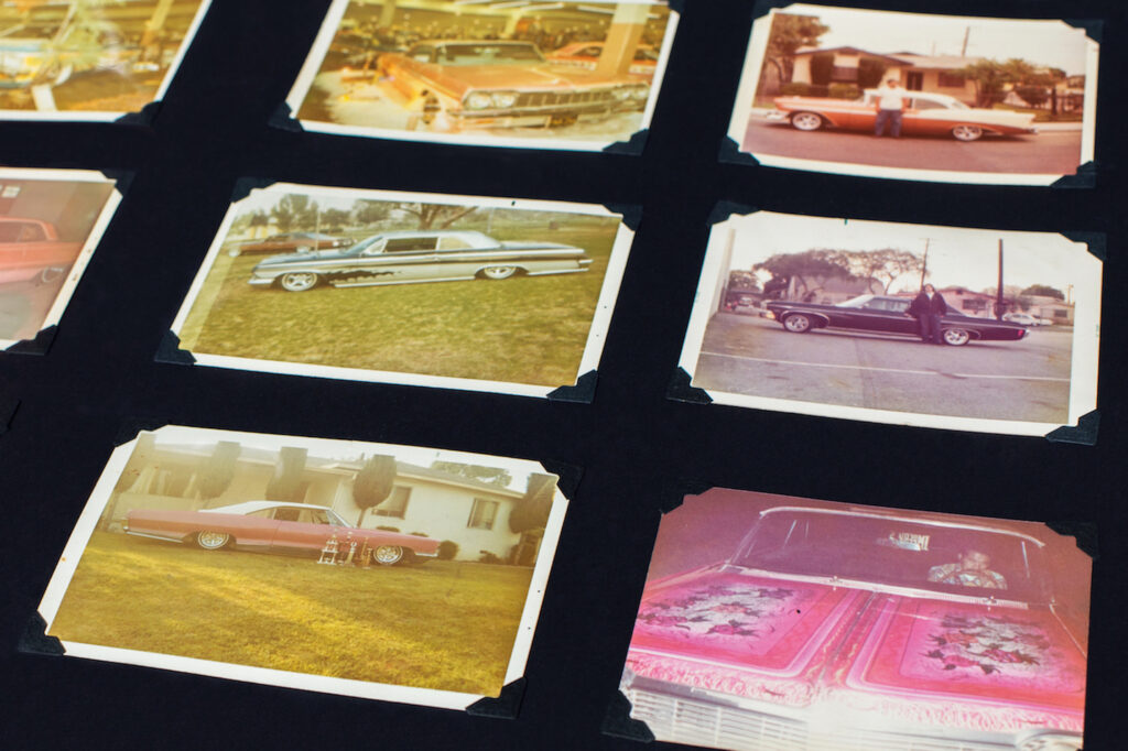 Polaroids of low-riders.