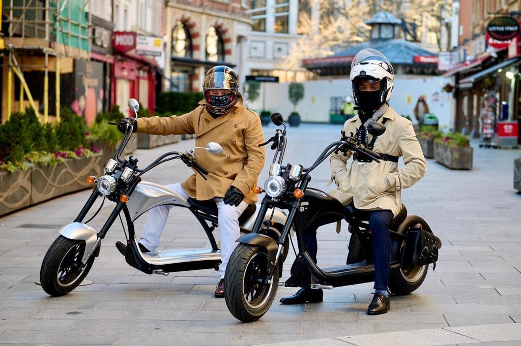 A couple of Sterling Eco bikes in London
