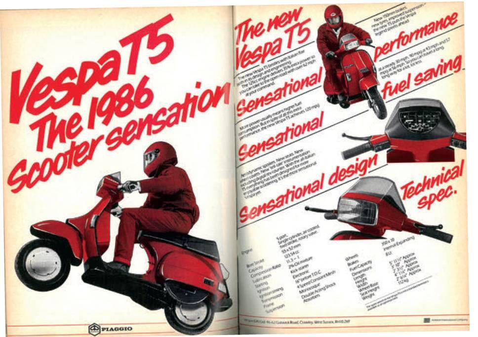 Rhe T5 was the quickest 125 scooter Piaggo ever made